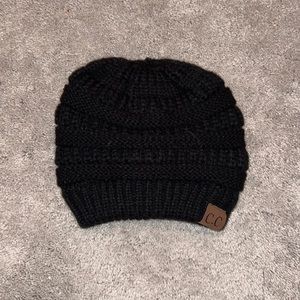 Pony tail beanie